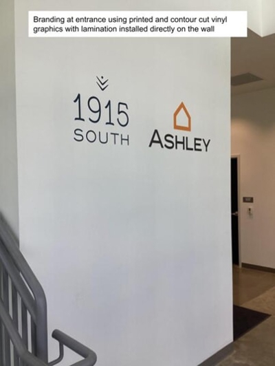 Distribution Center Wayfinding & Branding Project Photo